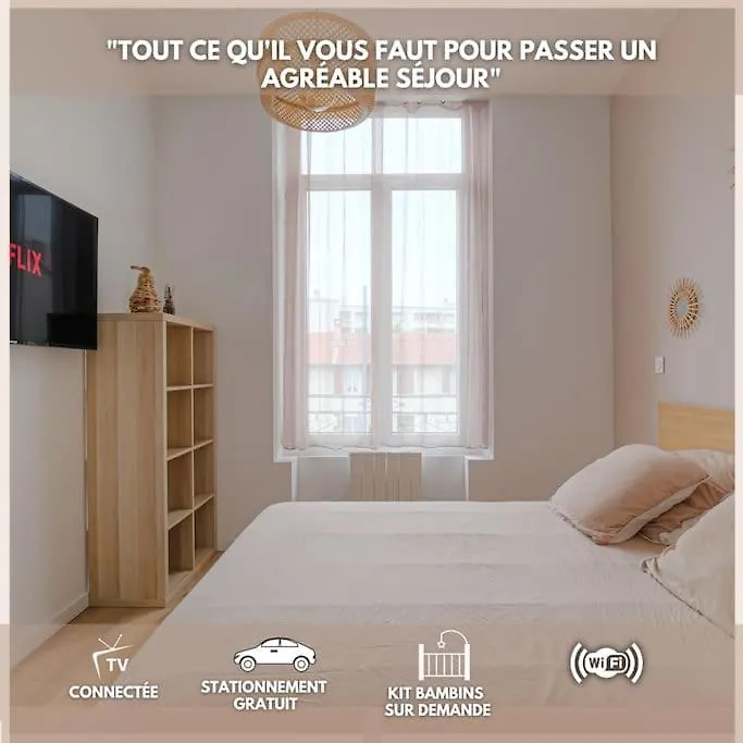 Apartamento Selva, Appartement Cozy, Lyon 8Eme
